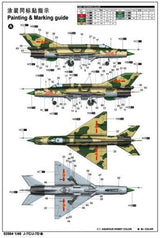 Trumpeter MODEL AIRPLANES Trumpeter 1/48 J7C/J7D Chinese Fighter (New Variant) Kit