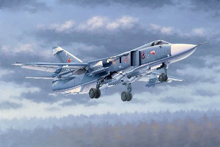 Trumpeter MODEL AIRPLANES Trumpeter 1/48 Sukhoi Su24M Fencer D Russian Attack Aircraft Kit