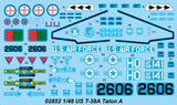 Trumpeter MODEL AIRPLANES Trumpeter 1/48 USAF T38A Talon Jet Trainer Aircraft Kit