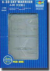 Trumpeter MODEL AIRPLANES Trumpeter 1/700 A3D Skywarrior Aircraft Set for USS Nimitz (6/Bx) Kit