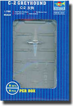 Trumpeter MODEL AIRPLANES Trumpeter 1/700 C2 Greyhound Aircraft Set for USS Nimitz (6/Bx) Kit