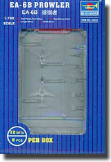 Trumpeter MODEL AIRPLANES Trumpeter 1/700 EA6B Prowler Aircraft Set for USS Nimitz (12/Bx) Kit