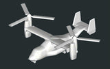 Trumpeter MODEL AIRPLANES Trumpeter 1/700 MV22 Osprey Helicopter Set for Warships (6/Bx) Kit