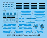 Trumpeter MODEL AIRPLANES Trumpeter 1/72 Mig29UB Fulcrum Russian Fighter Kit