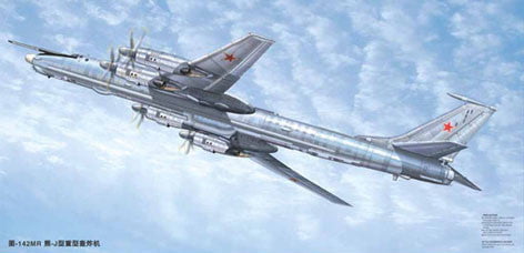 Trumpeter MODEL AIRPLANES Trumpeter 1/72 Tupolev Tu142MR Bear J Russian Bomber Kit