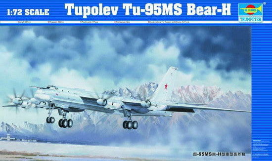 Trumpeter MODEL AIRPLANES Trumpeter 1/72 Tupolev Tu95MS Bear H Bomber Kit