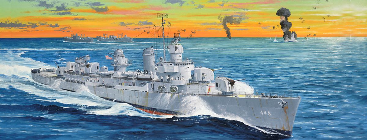 Trumpeter MODEL SHIPS Trumpeter 1/200 USS Fletcher DD445 Destroyer (New Tool) Kit