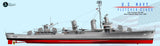 Trumpeter MODEL SHIPS Trumpeter 1/200 USS Fletcher DD445 Destroyer (New Tool) Kit