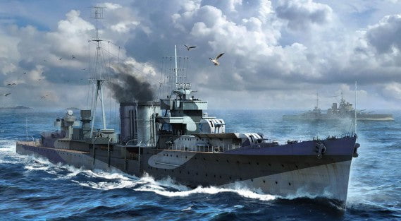 Trumpeter MODEL SHIPS Trumpeter 1/350 HMS Colombo British Light Cruiser (New Tool) Kit