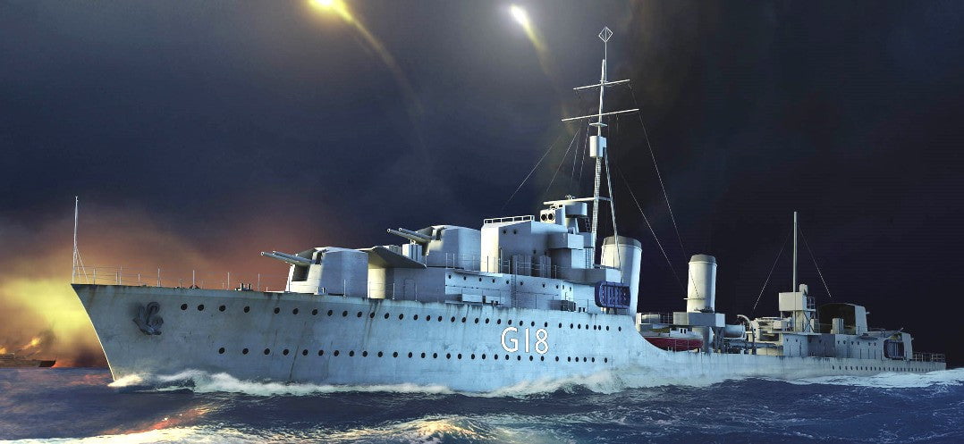Trumpeter MODEL SHIPS Trumpeter 1/350 HMS Zulu British Tribal Class Destroyer 1941 Kit
