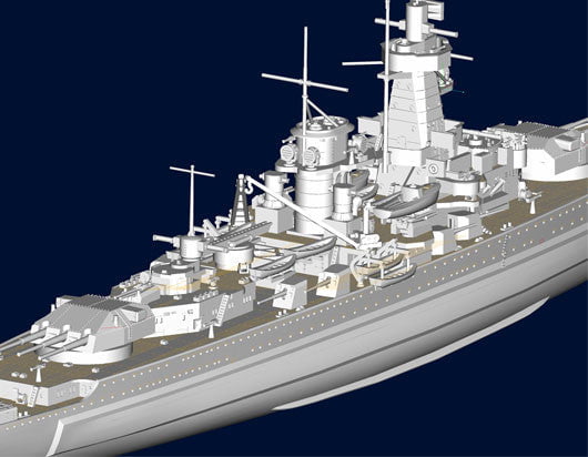 Trumpeter MODEL SHIPS Trumpeter 1/700 German Admiral Graf Spee Pocket Battleship 1939 Kit