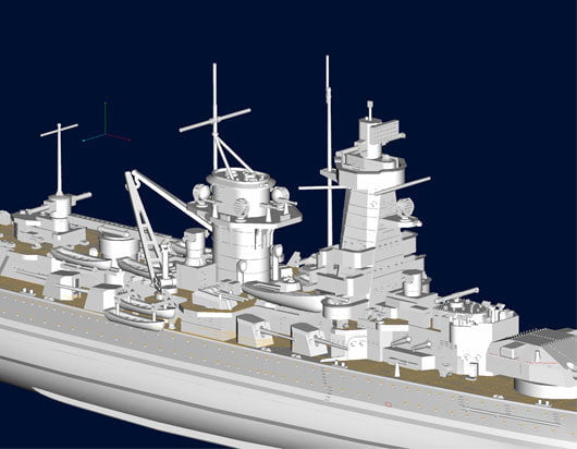 Trumpeter MODEL SHIPS Trumpeter 1/700 German Admiral Graf Spee Pocket Battleship 1939 Kit
