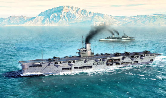 Trumpeter MODEL SHIPS Trumpeter 1/700 HMS Ark Royal Aircraft Carrier 1939 Kit