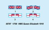 Trumpeter MODEL SHIPS Trumpeter 1/700 HMS Queen Elizabeth British Battleship 1918 Kit