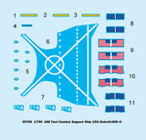 Trumpeter MODEL SHIPS Trumpeter 1/700 USS Detroit AOE4 Sacramento Class Fast Combat Support Ship Kit