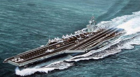 Trumpeter MODEL SHIPS Trumpeter 1/700 USS Dwight D. Eisenhower CVN69 Aircraft Carrier 1978 Kit