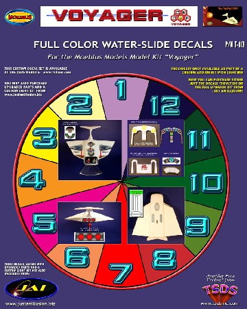 TSDS Decals DECALS TSDS Decals 1/72 The Voyager Decal Set for MOE