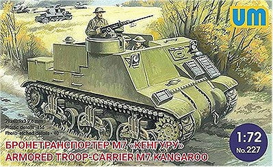 Unimodel Military MILITARY MODEL Unimodel Military 1/72 M7 Kangaroo Armored Troop Carrier Kit