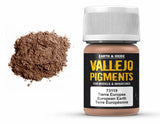Vallejo Acrylic Primer Vallejo 73.119 European Earth Pigment Powder 35ml Bottle