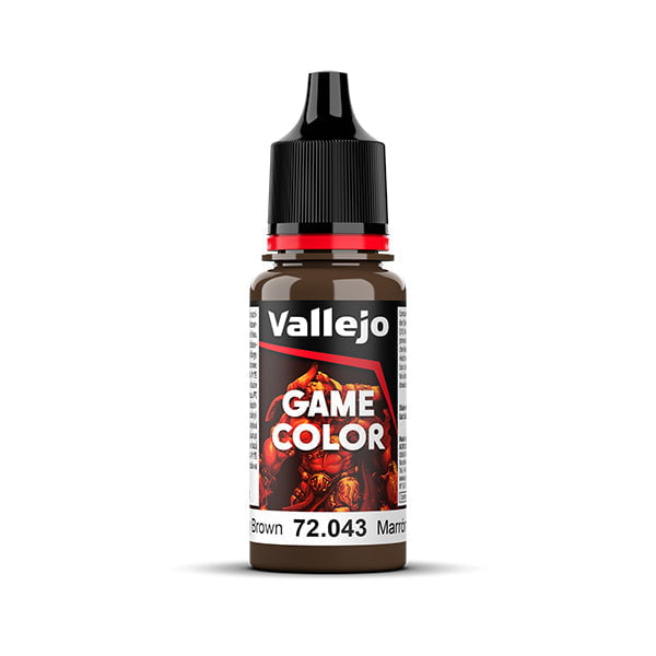 Vallejo Hobby Paint Vallejo Game Color: Beasty Brown (72.043) - New Formula