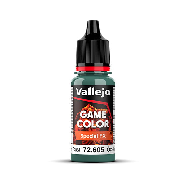 Vallejo Hobby Paint Vallejo Game Color Special FX: Green Rust (72.605) - New Formula