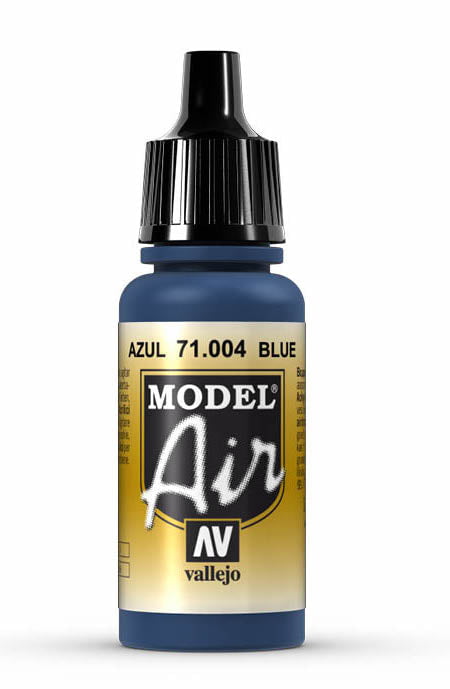 Vallejo Paint - Acrylic Vallejo 71.004 Blue Model Air 17ml Bottle