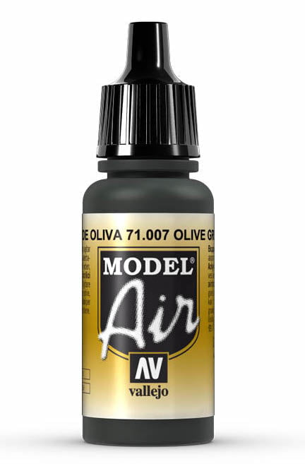Vallejo Paint - Acrylic Vallejo 71.007 Olive Green Model Air 17ml Bottle