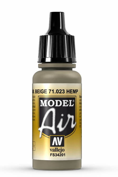 Vallejo Paint - Acrylic Vallejo 71.023 Hemp Model Air 17ml Bottle