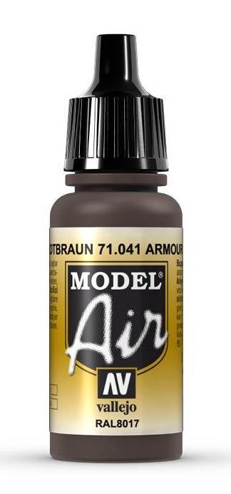 Vallejo Paint - Acrylic Vallejo 71.041 Model Air Acrylic Airbrush Paint Armour Brown 17ml Bottle