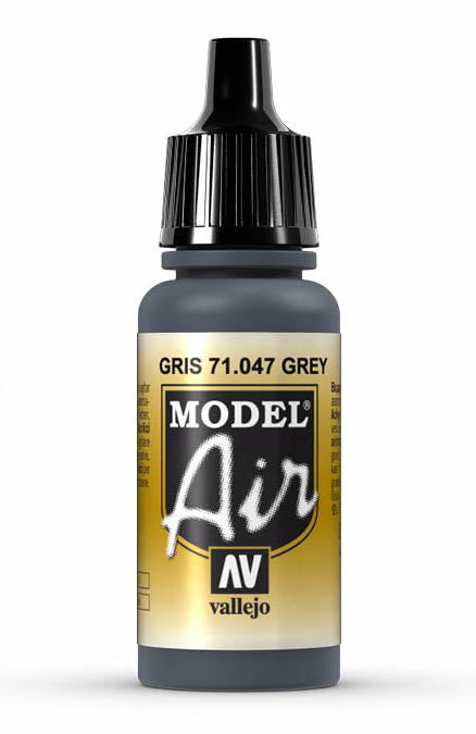 Vallejo Paint - Acrylic Vallejo 71.047 Grey Model Air 17ml Bottle