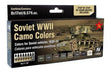 Vallejo Paint - Acrylic Vallejo 71.188 Model Air Acrylic Airbrush Paint WWII Soviet Vehicle Camo 8 Color Set