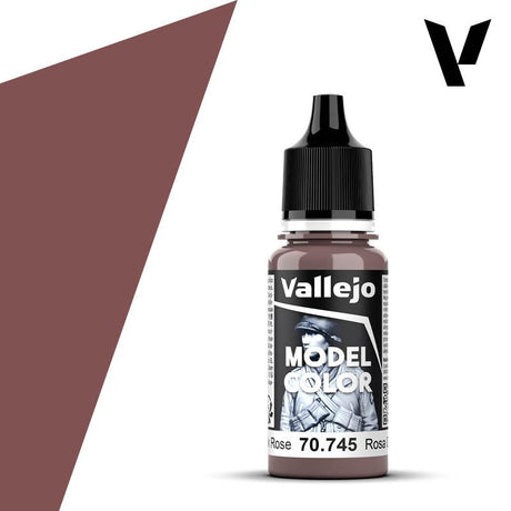 Vallejo Paint Vallejo 70745 Model Color 011 Dark Rose Acrylic Paint 18ml