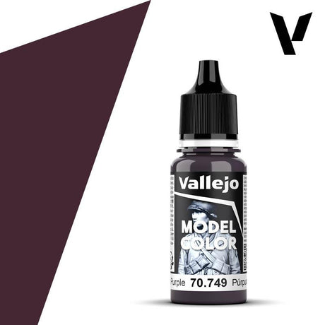 Vallejo Paint Vallejo 70749 Model Color 049 Dark Purple Acrylic Paint 18ml