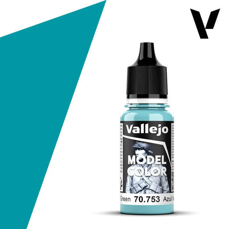 Vallejo Paint Vallejo 70753 Model Color 068 Light Blue Green Acrylic Paint 18ml