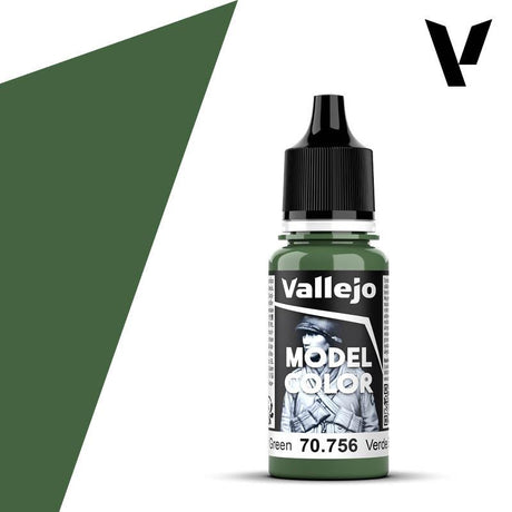 Vallejo Paint Vallejo 70756 Model Color 077 Splinter Green Acrylic Paint 18ml