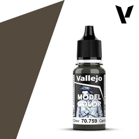 Vallejo Paint Vallejo 70759 Model Color 100 German Tank Crew Acrylic Paint 18ml