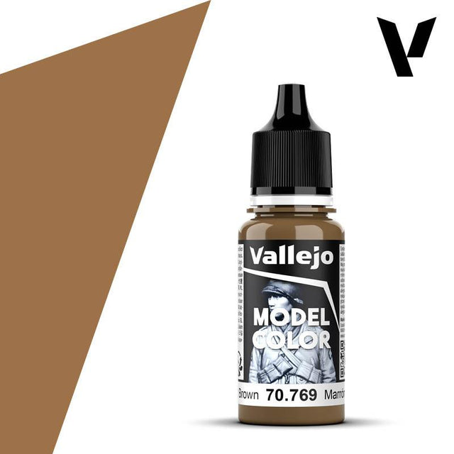 Vallejo Paint Vallejo 70769 Model Color 148 Mustard Brown Acrylic Paint 18ml