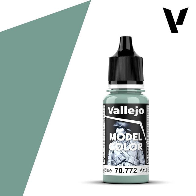 Vallejo Paint Vallejo 70772 Model Color 171 Medium Gray Blue Paint 18ml