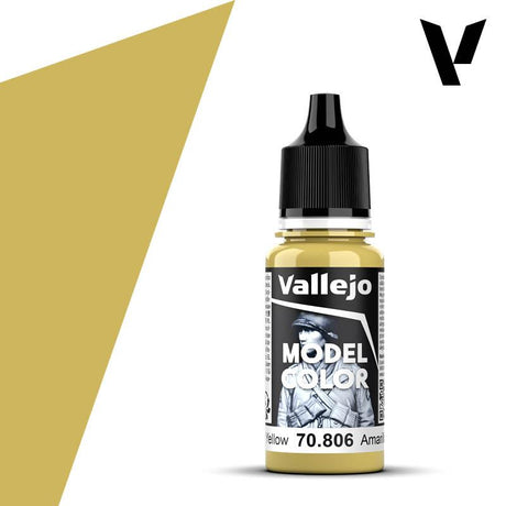 Vallejo Paint Vallejo 70806 Model Color 119 German Yellow Acrylic Paint 18ml