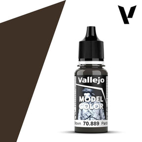 Vallejo Paint Vallejo 70889 Model Color 130 Olive Brown Acrylic Paint 18ml