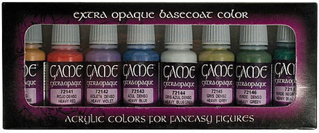 Vallejo PAINTS Vallejo Acrylic 17ml Bottle Extra Opaque Game Color Paint Set (8 Colors)