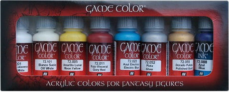 Vallejo PAINTS Vallejo Acrylic 17ml Bottle High Elves Game Color Paint Set (8 Colors)