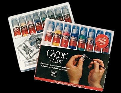 Vallejo PAINTS Vallejo Acrylic 17ml Bottle Intro 8 Game Color Paint Set (8 Colors)