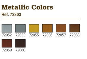 Vallejo PAINTS Vallejo Acrylic 17ml  Bottle Metallic Game Color Paint Set (8 Colors)