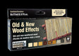 Vallejo PAINTS Vallejo Acrylic 17ml  Bottle Old & New Wood Effects Model Air Paint Set (8 Colors)