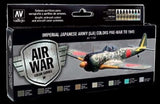 Vallejo PAINTS Vallejo Acrylic Paint 17ml Bottle Imperial Japanese Army Colors Pre-War to 1945 Model Air Paint Set (8 Colors)