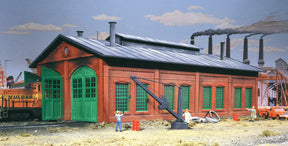 Walthers Cornerstone Walthers Cornerstone 2-Stall Enginehouse (HO Scale) Part# 933-3007