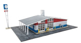 Walthers Cornerstone Walthers Cornerstone Drive-in Oil Change / Repurposed Gas Station Kit (HO Scale) Part# 933-3543