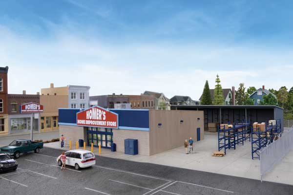 Walthers Cornerstone Walthers Cornerstone Hardware and Lumber Store (HO Scale) Part# 933-4119