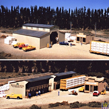 Walthers Cornerstone Walthers Cornerstone Walton and Sons Lumber Company (HO Scale) Part# 933-3057